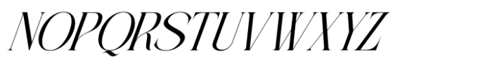 Kalieb Luxury Italic Font UPPERCASE