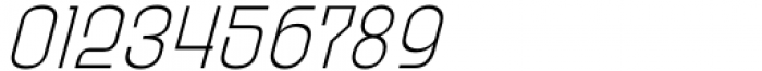 Kaligane Thin Italic Font OTHER CHARS
