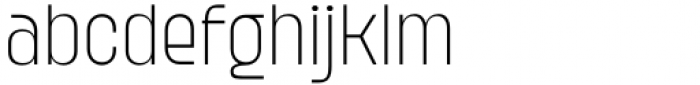 Kaligane Thin Font LOWERCASE