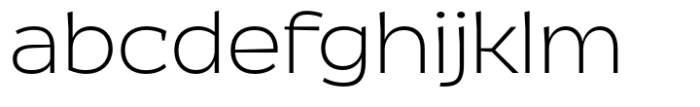 Kaligawe Extra Light Font LOWERCASE