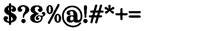 Kalimb Font OTHER CHARS