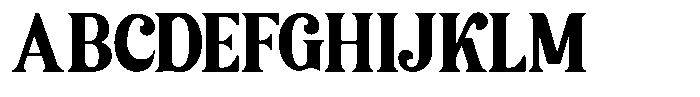 Kalimb Font UPPERCASE