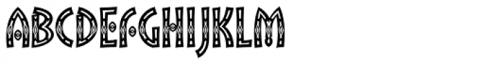 Kalimba Kingombo Font UPPERCASE