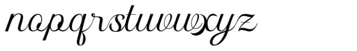 Kalita Font LOWERCASE