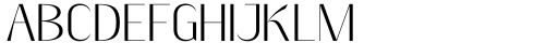Kalivo Thin Font UPPERCASE