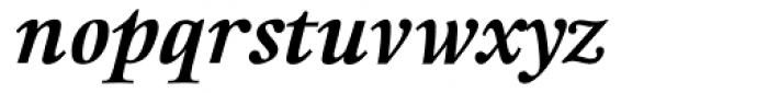 Kalix Bold Italic Font LOWERCASE