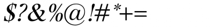 Kalix Italic Font OTHER CHARS
