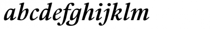 Kalix SemiBold Italic Font LOWERCASE