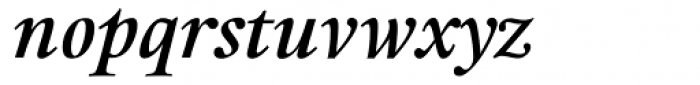 Kalix SemiBold Italic Font LOWERCASE