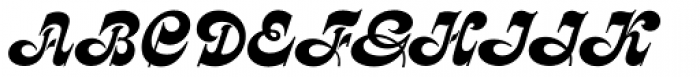 Kalligraphia EF Font UPPERCASE