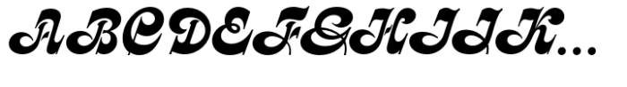 Kalligraphia Std Standard (D) Font UPPERCASE