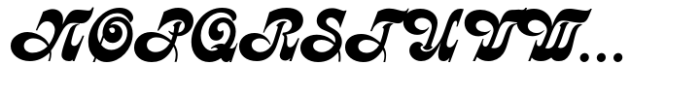 Kalligraphia Std Standard (D) Font UPPERCASE