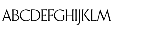 Kalliope Light Font UPPERCASE