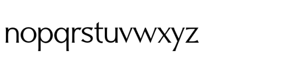 Kalliope Light Font LOWERCASE