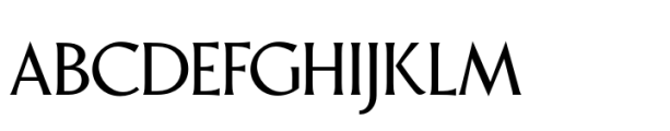 Kalliope Regular Font UPPERCASE