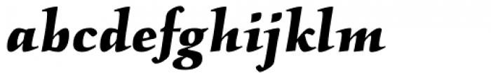 Kallos Bold Italic Font LOWERCASE
