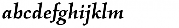 Kallos Medium Italic Font LOWERCASE