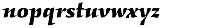 Kallos Pro Bold Italic Font LOWERCASE