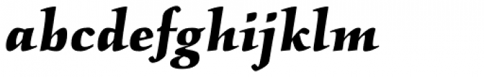 Kallos Std Bold Italic Font LOWERCASE