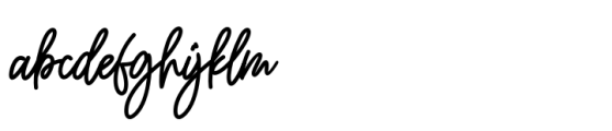 Kalmiza Script Font LOWERCASE