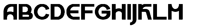 Kalogen Black Font UPPERCASE