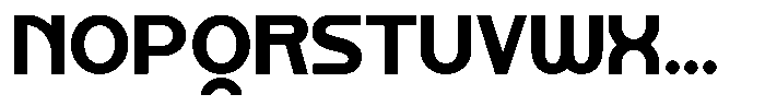 Kalogen Black Font UPPERCASE