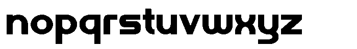 Kalogen Black Font LOWERCASE