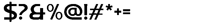 Kalogen Bold Font OTHER CHARS