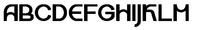 Kalogen Bold Font UPPERCASE