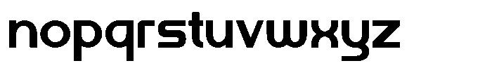 Kalogen Bold Font LOWERCASE