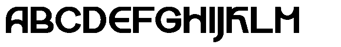 Kalogen Extra Bold Font UPPERCASE
