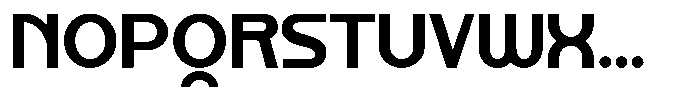 Kalogen Extra Bold Font UPPERCASE