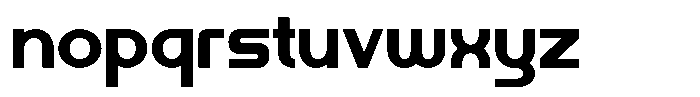 Kalogen Extra Bold Font LOWERCASE