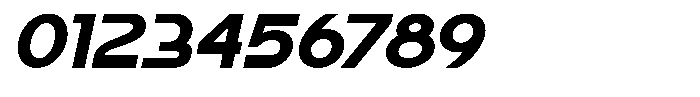 Kalogen Italic Black Font OTHER CHARS