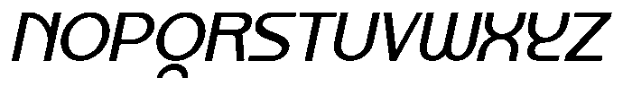 Kalogen Italic Medium Font UPPERCASE