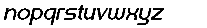 Kalogen Italic Medium Font LOWERCASE