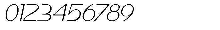 Kalogen Italic Thin Font OTHER CHARS