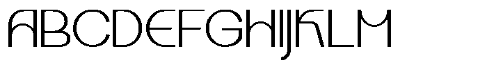 Kalogen Light Font UPPERCASE