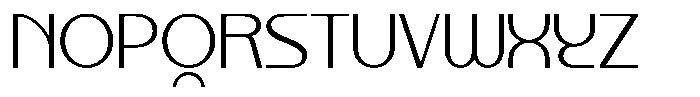 Kalogen Light Font UPPERCASE