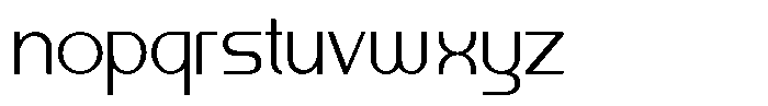 Kalogen Light Font LOWERCASE