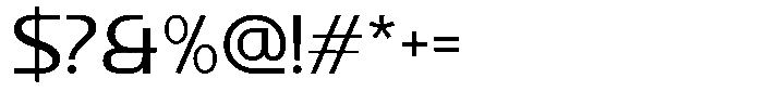 Kalogen Regular Font OTHER CHARS