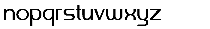 Kalogen Regular Font LOWERCASE