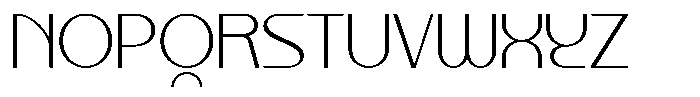 Kalogen Thin Font UPPERCASE