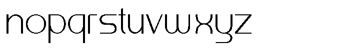 Kalogen Thin Font LOWERCASE