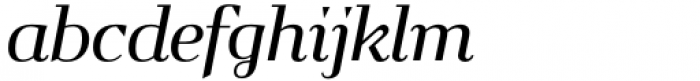 Kalpa Light Italic Font LOWERCASE