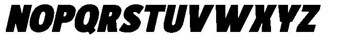 Kalua Rounded Slanted Font UPPERCASE