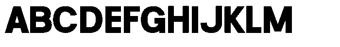 Kaluar Black Font UPPERCASE