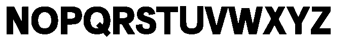 Kaluar Black Font UPPERCASE