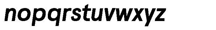Kaluar Bold Italic Font LOWERCASE