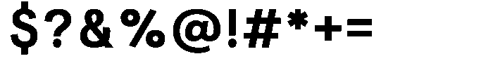 Kaluar Bold Font OTHER CHARS